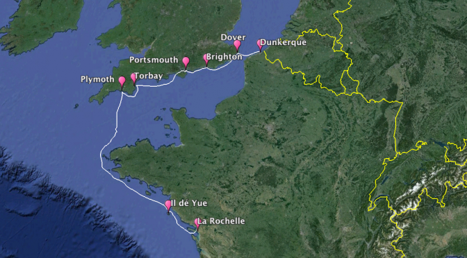 Hemsegling I. La Rochelle – Dunkerque 800 sjömil